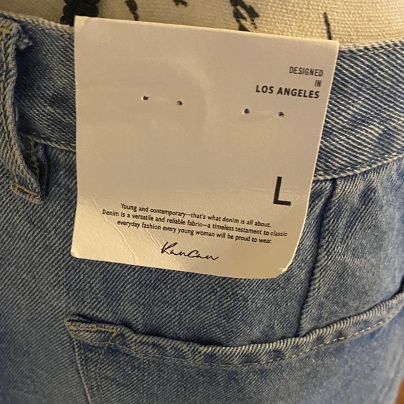 KanCan Light Blue Denim Midi Skirt - Picture 3 of 6